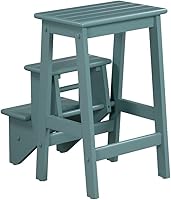 Vista 4 de Boraam Niko Taburete de 3 niveles, altura de mostrador, Aspen Valley