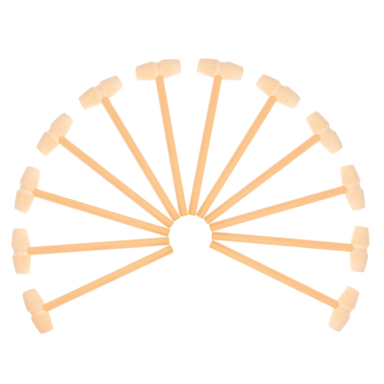 BRIGHTFUFU Funny Mallet Toy for Boys and Girls Mini Gavel Hammer Wood Hammer Toy Set Boys and Girls for Birthday