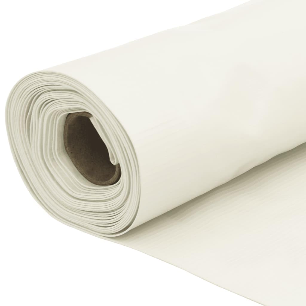 Homgoday Biały parawan ogrodowy 800 x 120 cm z PCV, zewnętrzny parawan ogrodowy, przegroda zewnętrzna, przegroda na zewnątrz