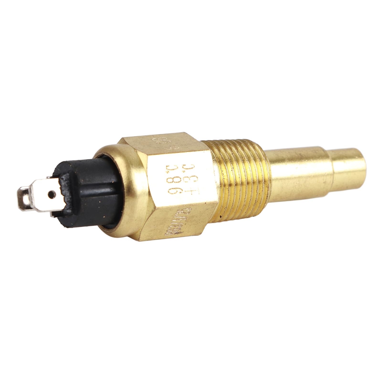 Capteur de Température D'eau Moteur 3/8 ''NPT 98 ℃, Interrupteur D'alarme Bimétallique en Laiton à Faible Puissance 6~24V