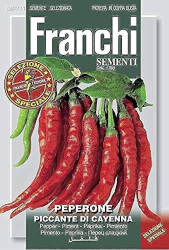 Semi Peperone Di Cayenna Piccante Franchi Sementi
