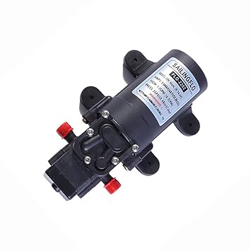 SAILFLO 12v Water Pressure Diaphragm Pump 4.3 L/min 1.1 GPM 35 PSI - Caravan RV Marine Boat