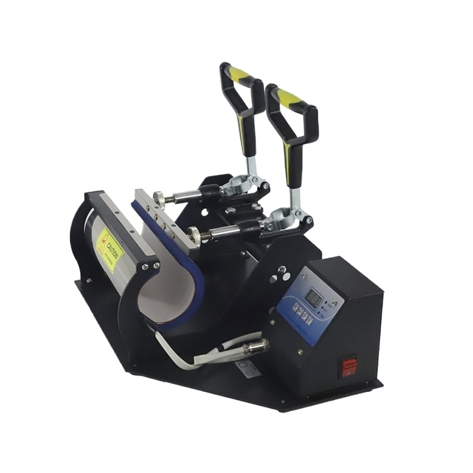Prasa Termotransferowa, Transfer termiczny Pieczenie Maszyna Kettle Digit Hot Cup DIY Puchar 22CM Długość Podwójna uchwyt