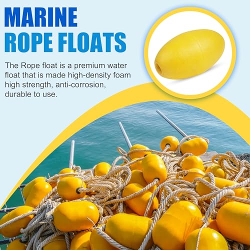 4stk Seil Schwimmt Boje Schwimmer Marine Ankerbojen für Boote Krabbenfalle Boje Fischerei Marker Bojen Wasser Ski Seil Schwimmer für Boote Pool Kajak Krabbenfischen Trail Dock (ST20-4 STK)