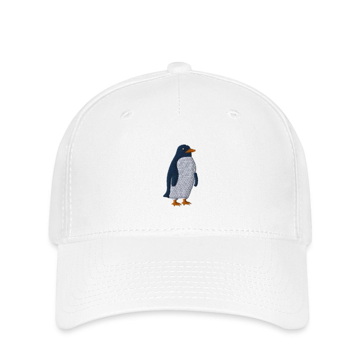 Spreadshirt Kleiner Pinguin Stickerei Flexfit Cap