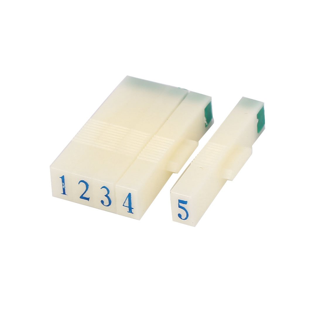 uxcell 2 Sets Detachable Number Letter Stamp, English Letters A-Z Alphabet Stamps 0-9 Digits Arabic Numerals Stamp Combination Stamp Set for Craft Teaching - Image 2