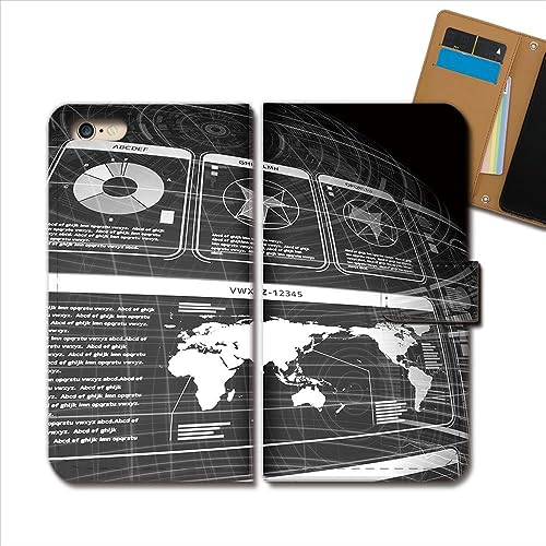 Google Pixel 9a G3Y12 ケース 手帳型 宇宙 手帳ケース スマホケース カバー 宇宙 地球 世界 地図 データ デザインC e0362010137303