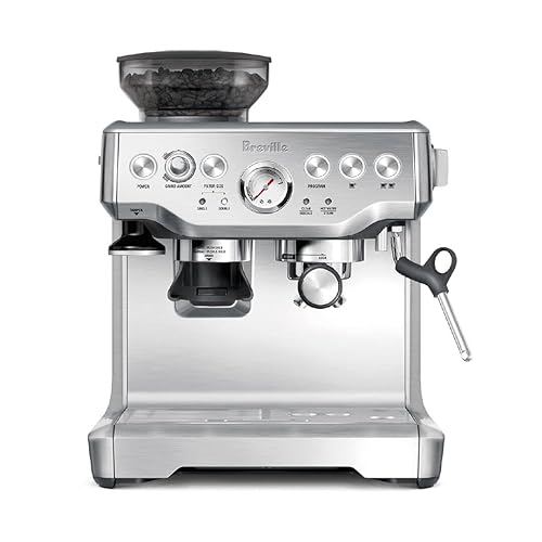 Breville Barista Express Espresso Machine, Brushed Stainless Steel, BES870XL - Brushed Stainless Steel