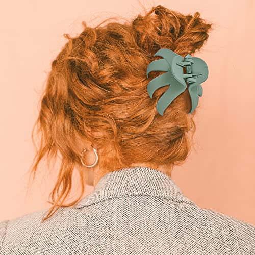 Lolalet Octopus Haarklammer, 5er Set Haarspangen für dickes lockiges langes Haar, Hair Claw Clips mit breitem Griff, Haarclips für Frauen und Mädchen -Style A