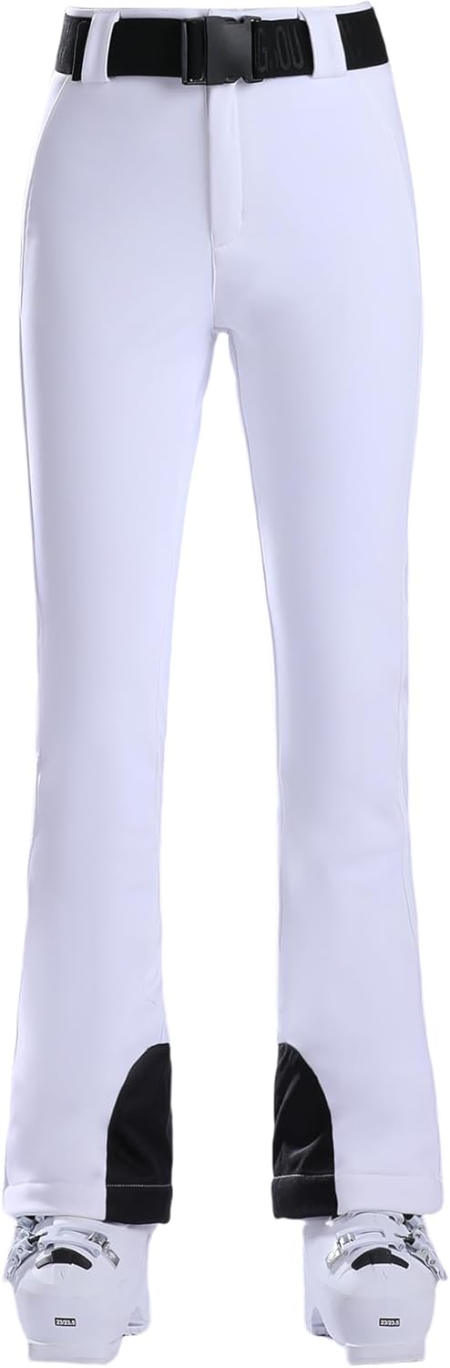 GSOU SNOW Ski Pants Women Snowboard Snow Pants Slim Insulated Warm Waterproof Windproof Winter Outdoor