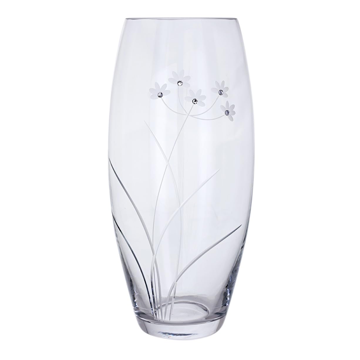 Dartington Crystal Clear/Colorless Glitz Lily Vase