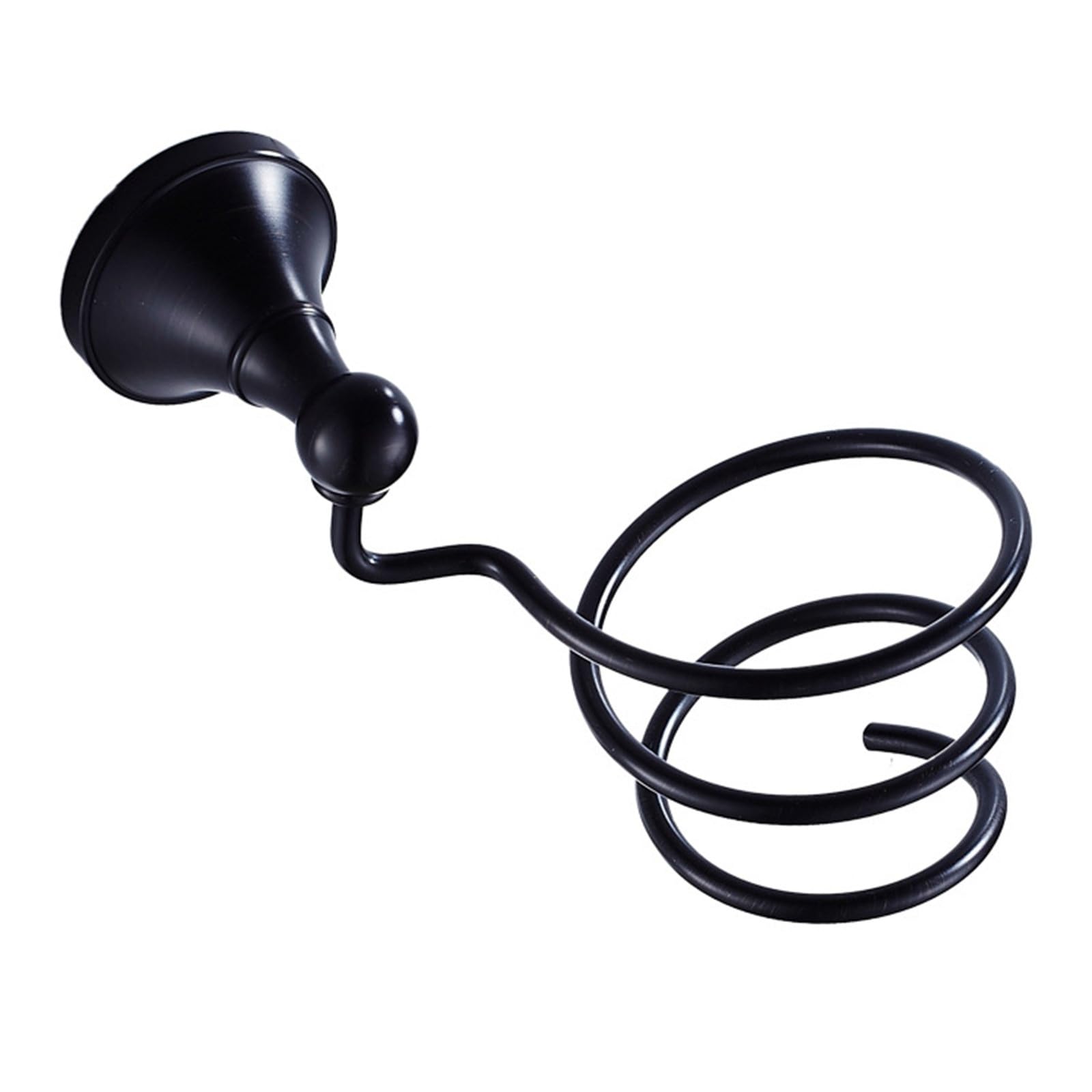 TLMDXTEU Hair Dryer Holder Wall Mounted Bathroom Antique Brass Hair Dryer Rack Air Storage for Dressing Table Bathroom