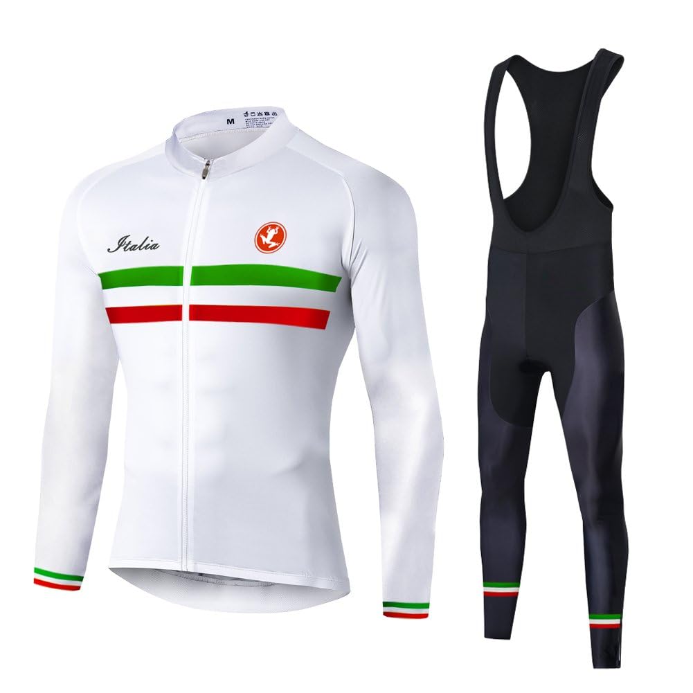 UGLY FROG Abbigliamento Magliette Set Inverno Termico Vello Antivento Maglia Lunga e Pantaloni Completo Ciclismo Uomo Invernale KXITCXHB14
