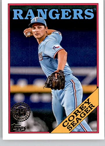 2023 Topps 1988 Baseball #T88-83 Corey Seager Texas Rangers Baseball Trading Card
