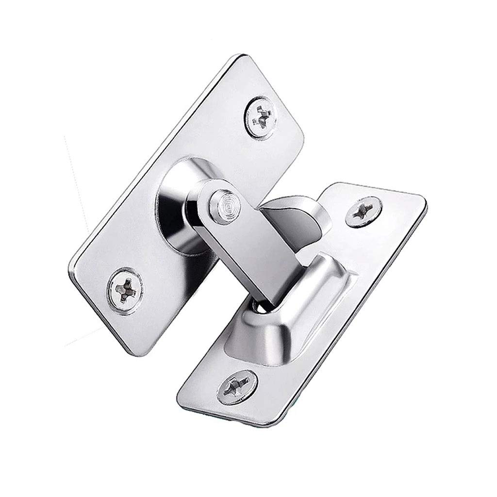 NVSFZGIYG Right Angle Lock 90 Degree Room Door Buckle Suitable for Bathroom Barn Sliding Bending Latch
