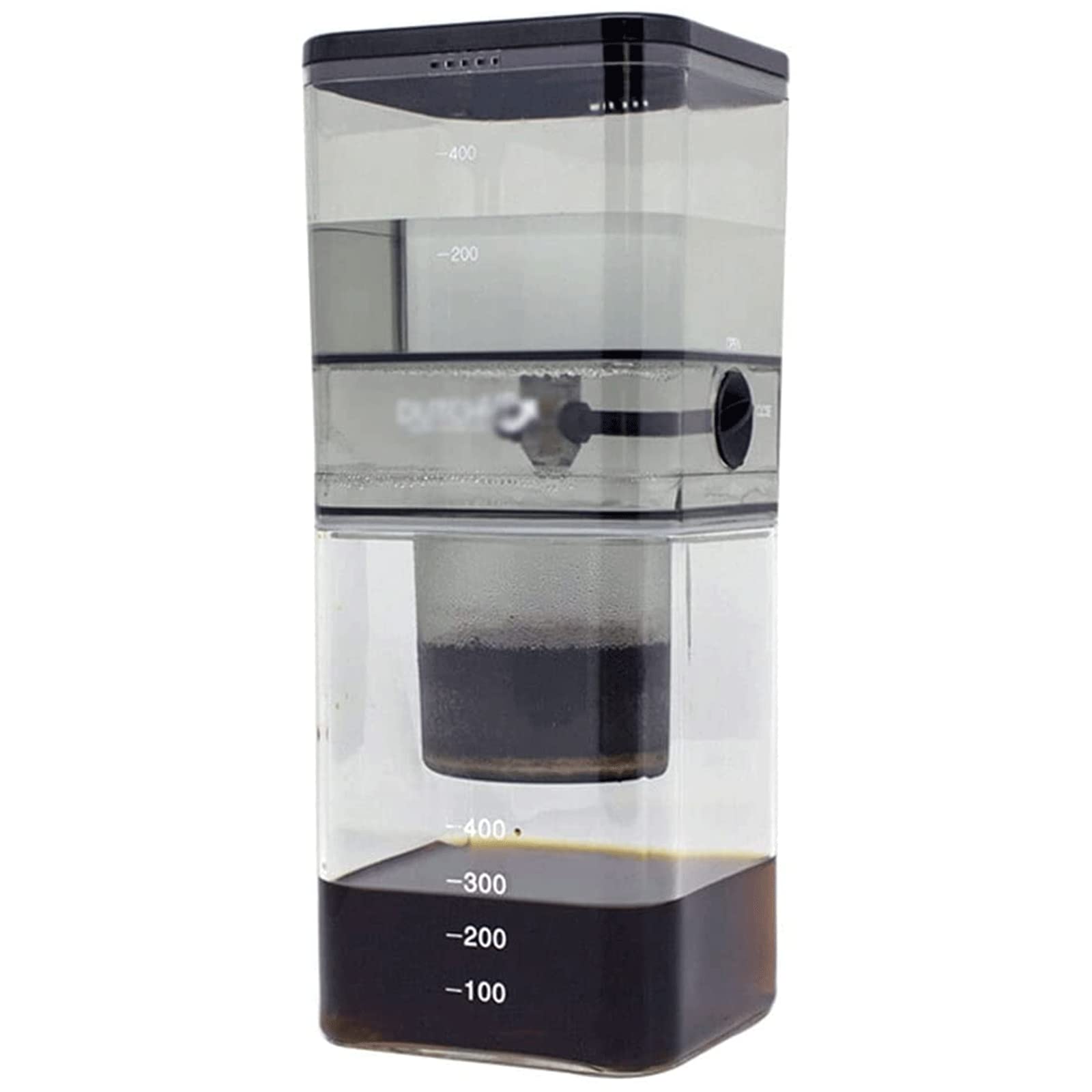 OLOTU Professionale Caffettiera Fredda Fatta in casa, caffettiera ghiacciata con Filtro in Acciaio Inossidabile Rimovibile, caffettiera Durevole 500 ml/16,9 Once Caffettiera Dripster