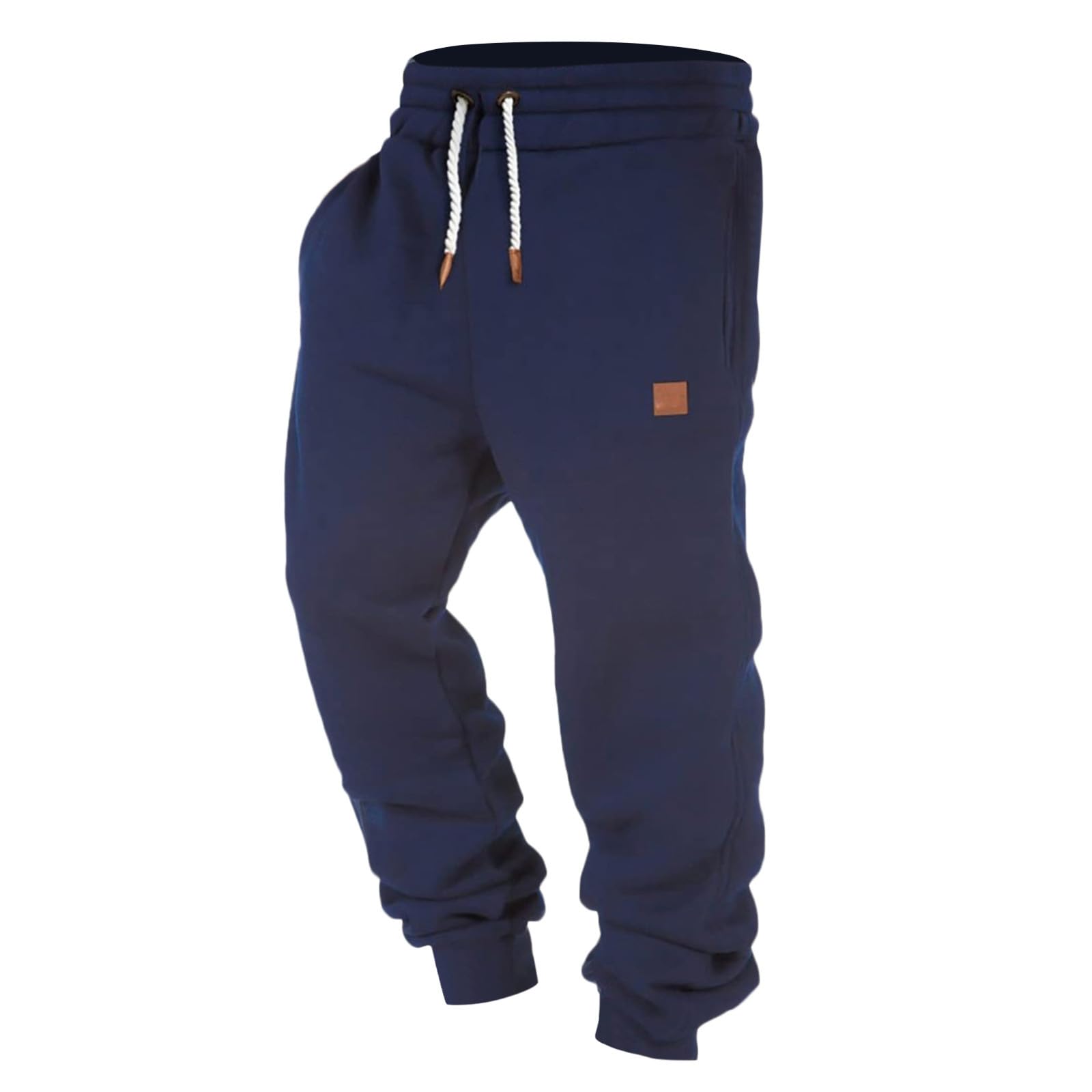 Sweatpants for Men Slim Fit Casual Active Athletic Workout Jogger Gym Running Lounge Pants Elastic Waist Cargo Pants