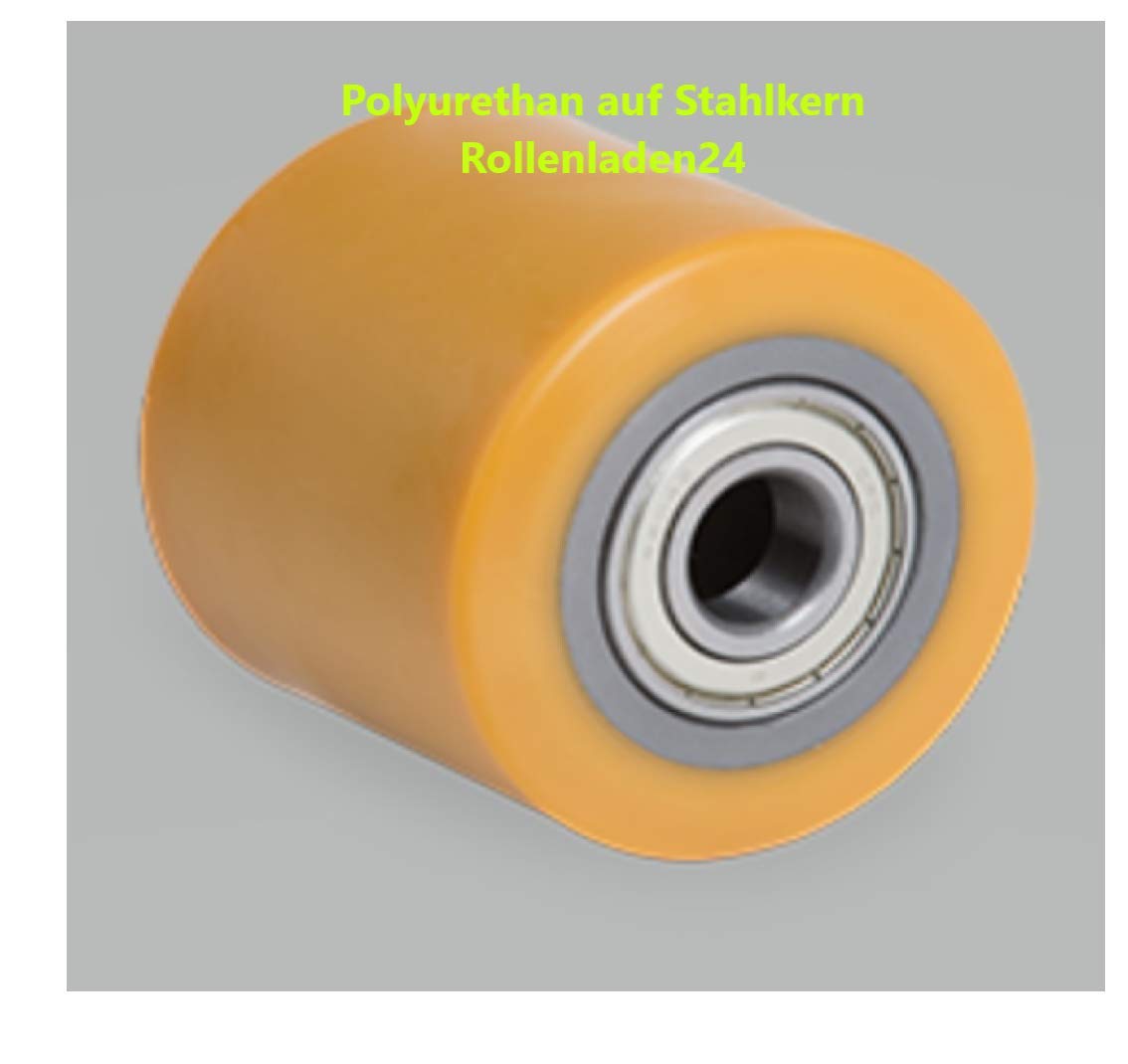 Rulli In Poliammide Per Transpallet 82x75 Mm - Foro 17 Con Cuscinetti, Resistenti E Per Alimenti