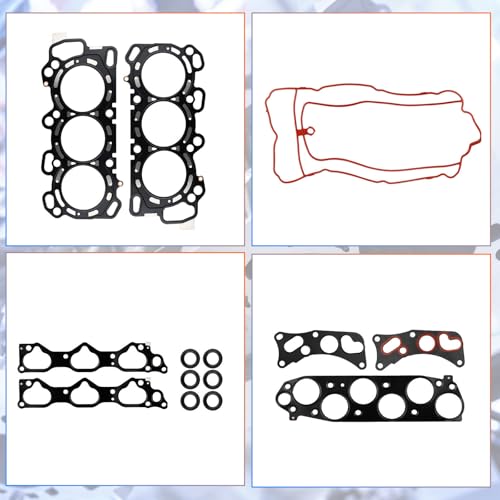 Image of 3.5L Engine Cylinder Head Gasket Set w /Bolts Fits for Acura RDX 13-18 / TL 09-14 / TSX 10-14, Honda Accord 08-17 / Crosstour 12-15 / Odyssey 08-17 / Pilot 09-15 / Ridgeline 09-14 3.5L OE HS26509PT