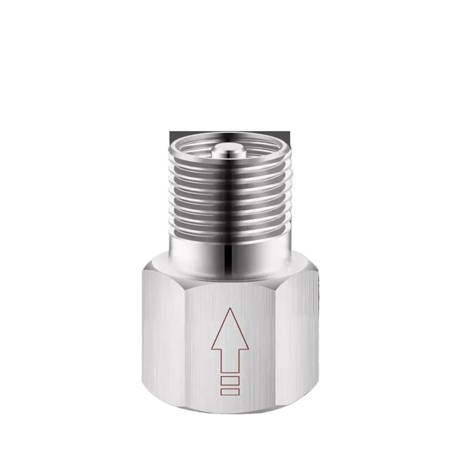 304 Stainless Steel Check Valve 1 Way Non-Return Valve(BSP1I4 Female-Male)