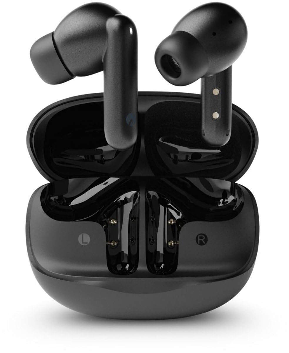 Bubble Pro Auricolari in-ear Bluetooth 5.4 – Auricolari Senza Fili con ANC, Multipoint, Controllo App, Batteria 35h, Microfono ENC, Touch, USB-C, True Wireless per lavoro, Sport & Gaming
