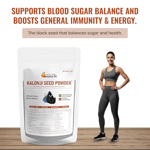 Image of H&O Defatted Kalonji Powder - 200 Gram - Low Fat Nigella Seeds Powder - Rich in Fiber & Antioxidants