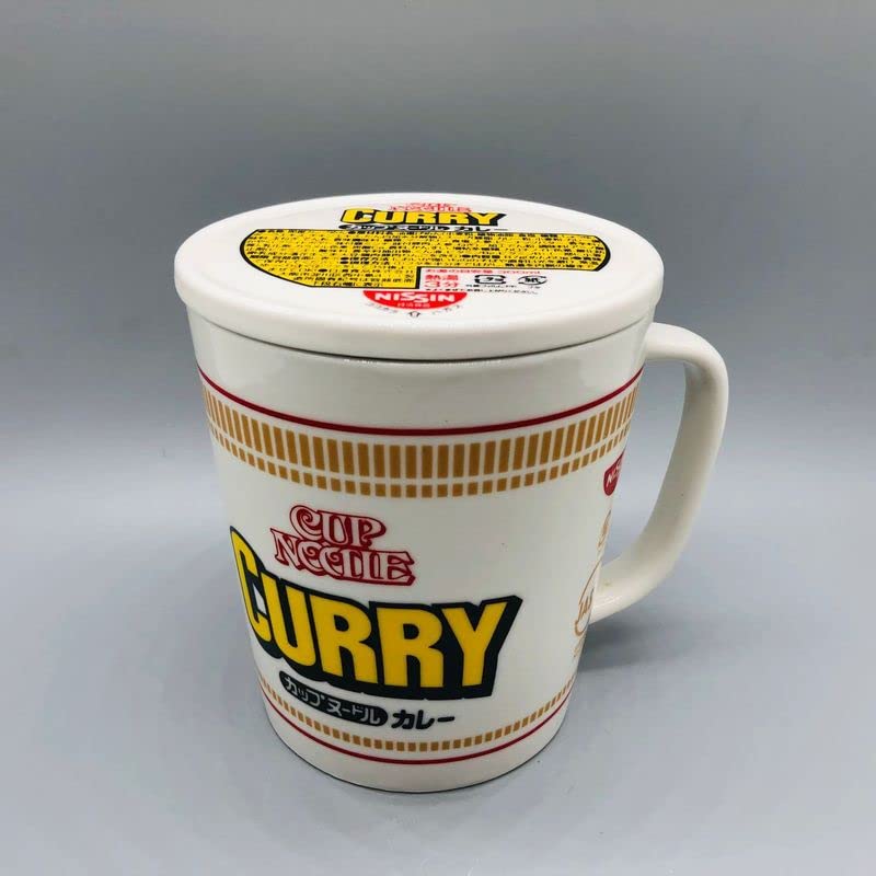 Amazon.co.jp: 日本創意合味カップ麺即席麺造型マグカップセラミック蓋
