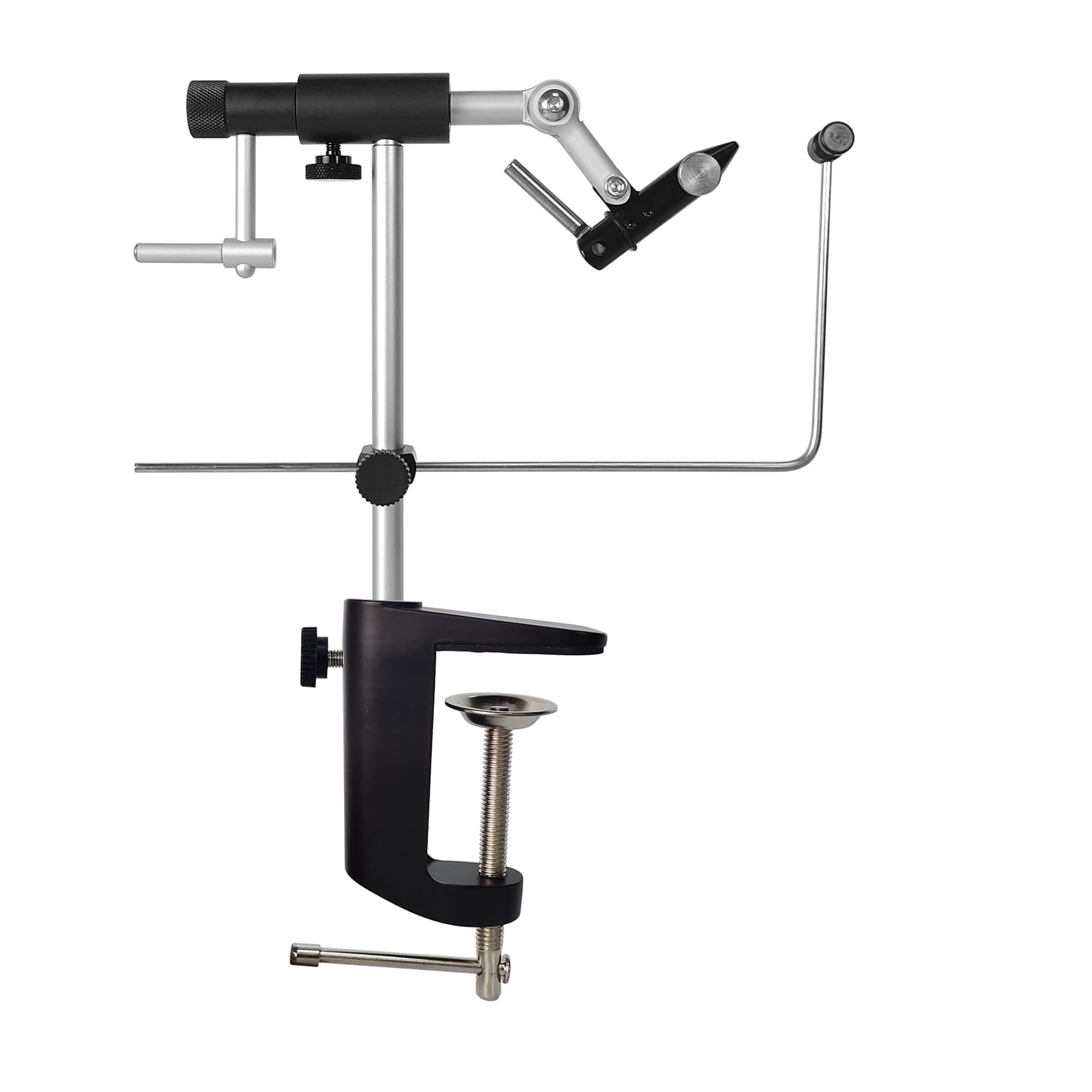 Aventik TrueGrip Fly Tying Vise with 360° Rotary Function - Smooth Ball Bearing System, Adjustable Tension, Durable Hook Jaws (Fits 26 to 4/0)