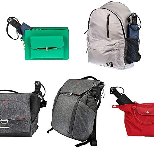 Ergonauts Travel Umbrella Windproof Vented Double Canopy with Teflon Coating - Portable Compact Foldable Lightweight Design and High Wind Resistance