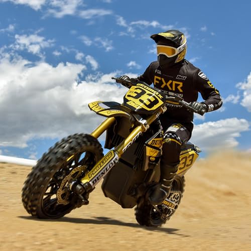 Image of Pro-Line Racing Dunlop Geomax MX33 V2 Bead CR4 Front Tire MTD Bullyspoke Black Promoto-MX PRO1022910