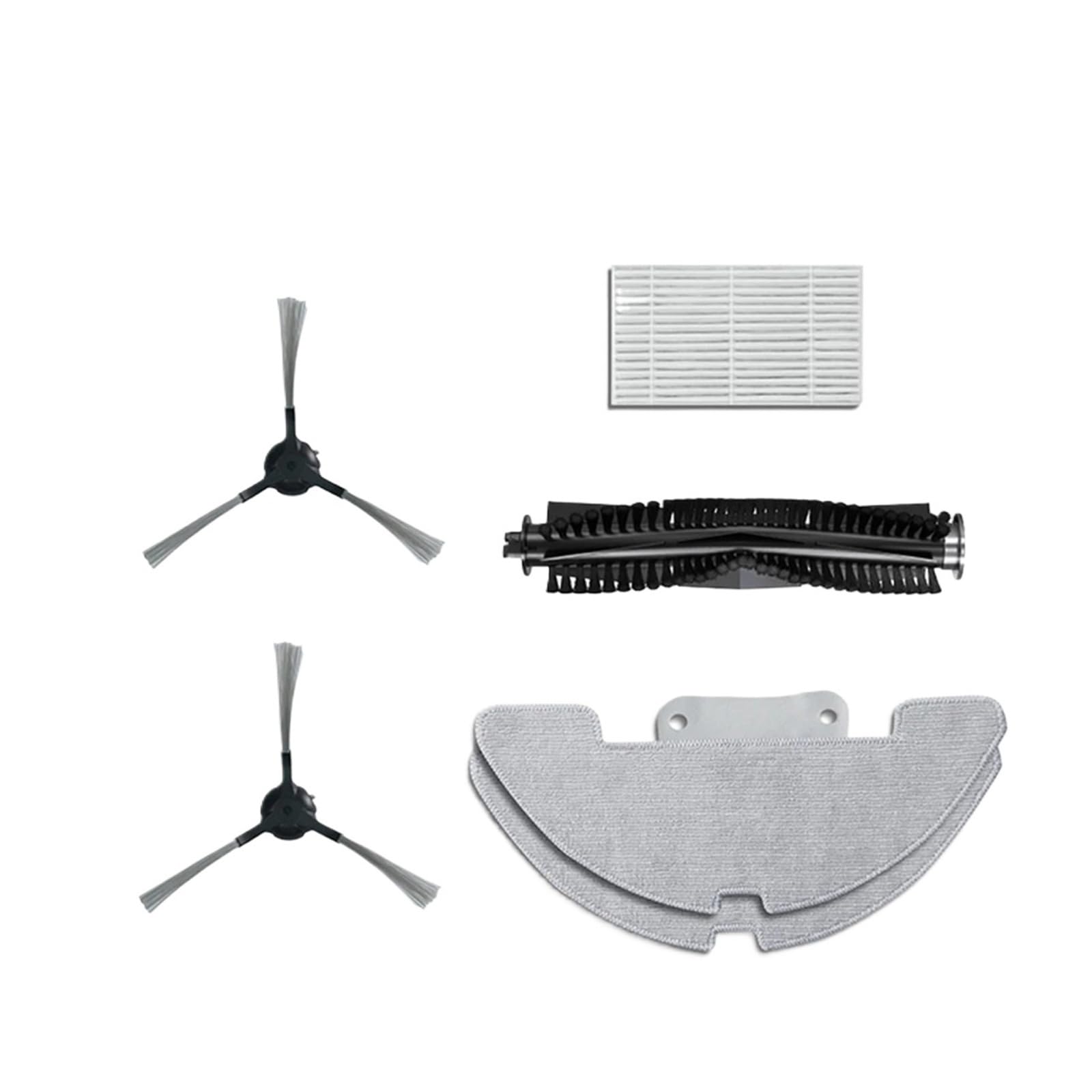 XLZACDMB Compatible For Laresar, P10,Compatible For Airzeen, J10,Replace Sweeping Machine Accessory Kit Brush Hepa Filter Mop Wipe Robot Vacuum Cleaner Consumables Spare Parts