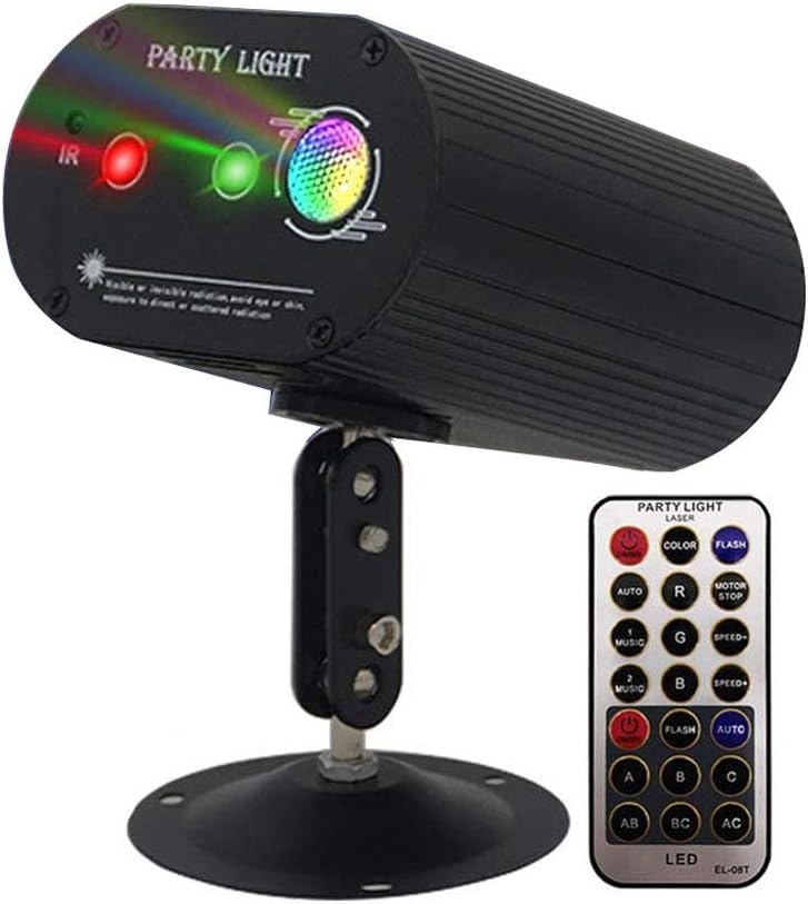 Disco Lights Party Lights Sound Activated and Remote Control Led Patterns Projector Effects Stage Strobe Lights for Christmas Bar Karaoke KTV Party Birthday Wedding Decorations