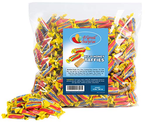 Bit-O-Honey Candy - Yellow Candy - Approx 270 pieces