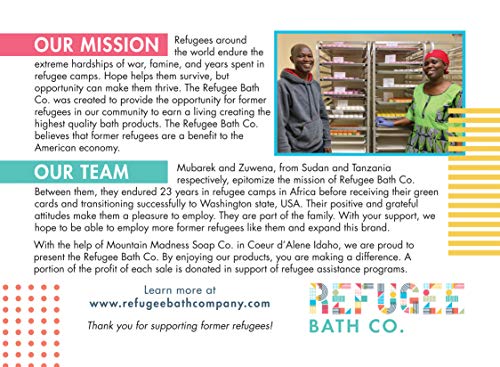 Refugee Bath Co. Variety Pack Bath Bombs Tea Tree And Eucalyptus Essential Oils Cocoa Butter Support Refugee Employment In Usa (12 Pack) #TOP6