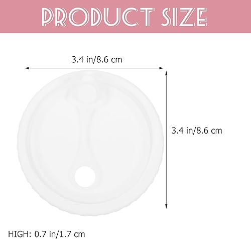 Miniatura 2 de Hemoton Tapa de frasco de boca ancha, accesorio para frascos de bebidas, tapas de fugas para boca ancha