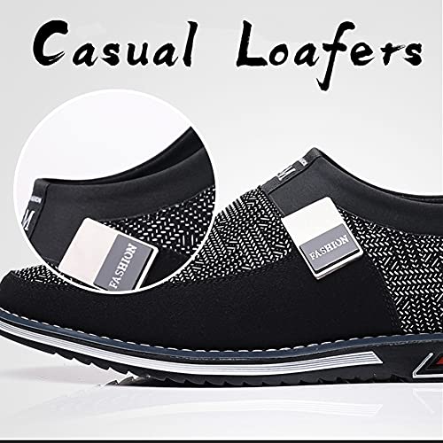 Veslesth Men Casual Shoes Sneakers Loafers Comfort Walking Shoes Fashion Driving Shoes Luxury Leather Shoes for Male Business Work Office Dress Outdoor2