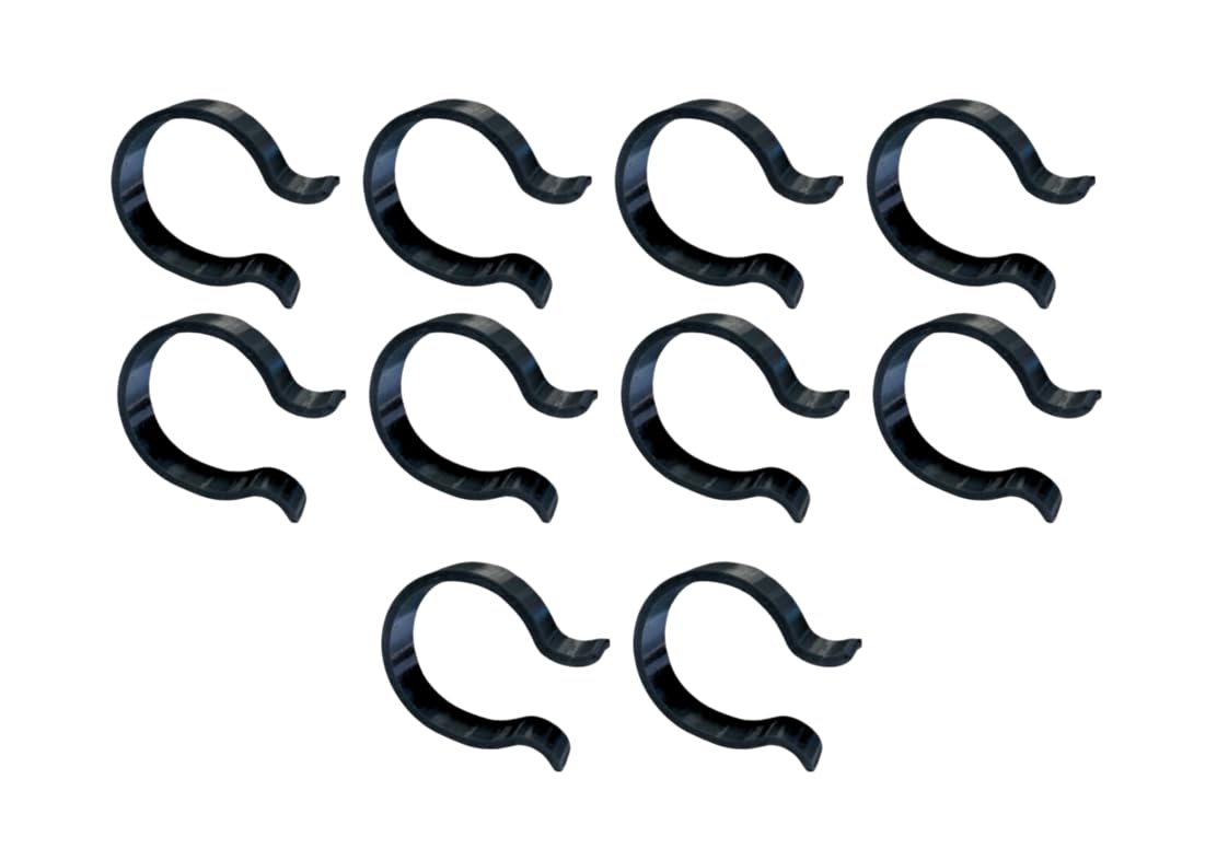 Pool Cover Clips – 10 Pcs Wind-Resistant Cover Holders for 47mm Frame Pools – Quick and Secure Fastening for Pool Covers – Time-Saving Installation – Weatherproof & Durable Grip