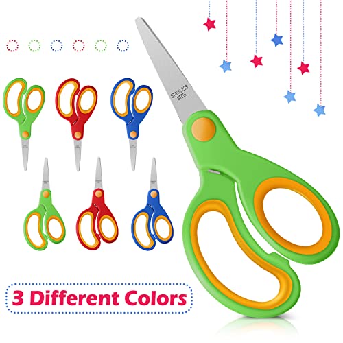 30 Pack Scissors, 5.1 Inch Multipurpose Scissors, Soft Comfort Grip Handles Stainless Steel For School Office Home, High Middle School Classroom Scissors, Sewing Diy Craft Supplies #TOP3
