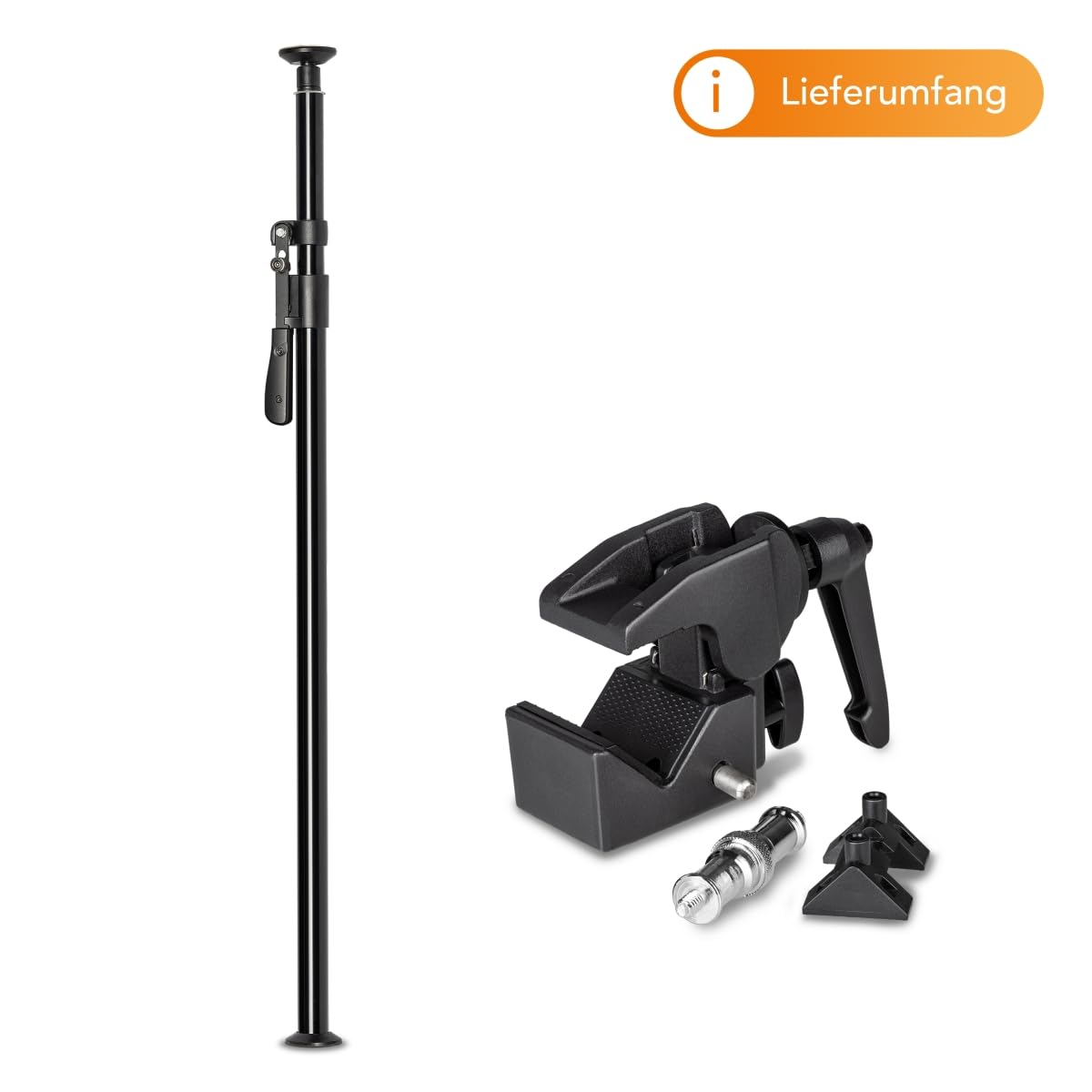 walimex Pro Autopole 220-380cm + superclamp