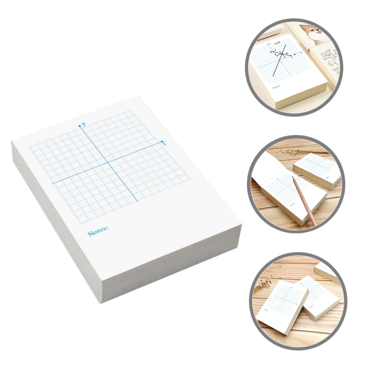NUOBESTY 4 Szt 4 Zeszyty Materiały Matematyczne Oxford Karty Indeksowe Lista Życzeń Dla Nauczycieli Szkół Średnich Arkusz Z Wykresami Wzór Papieru Kreślarskiego Papier W Kratkę Matematyka