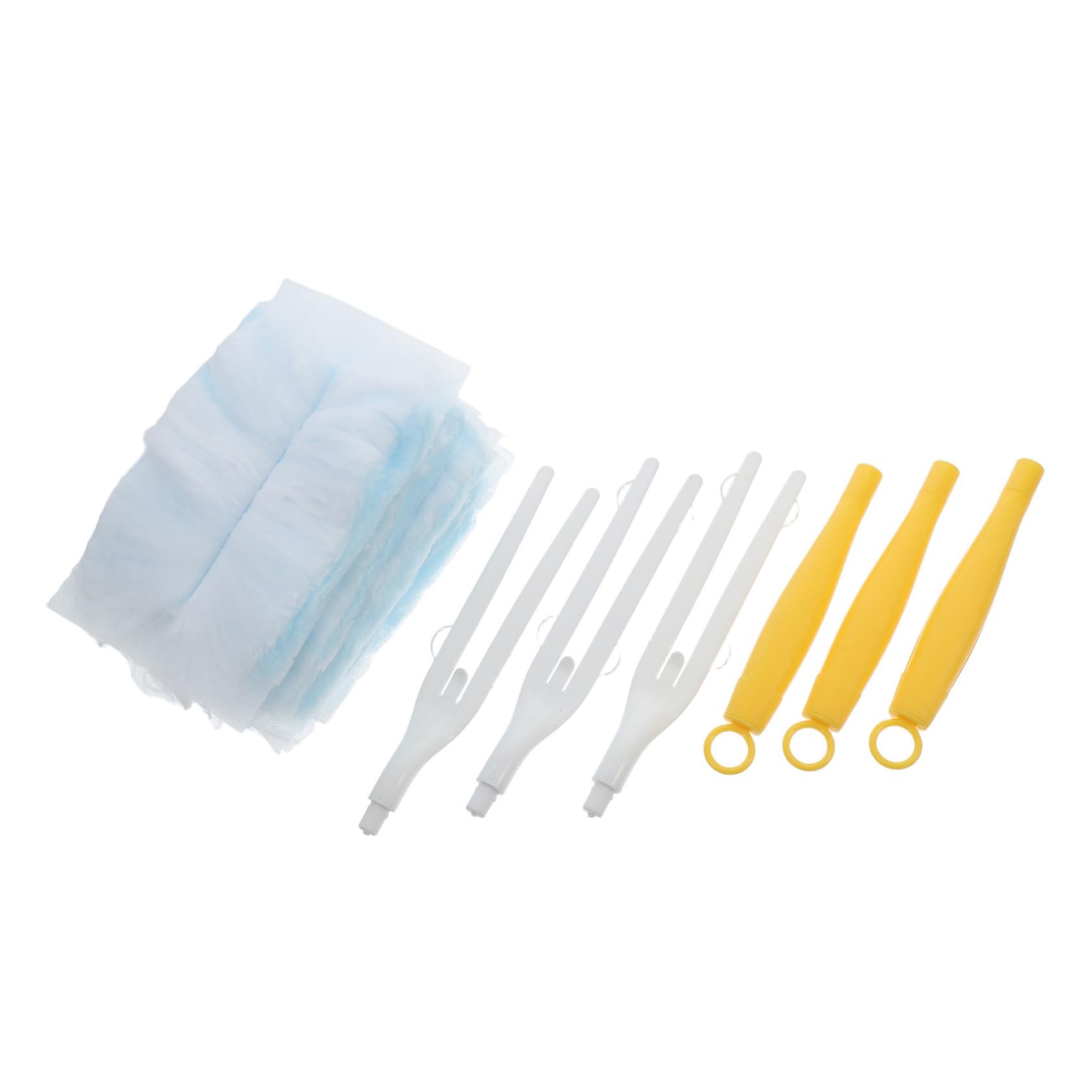 Didiseaon Electrostatic Brush Dust Removal Duster 13pcs Kit Handle Non-Adhesive for Clean Surfaces Desk Office