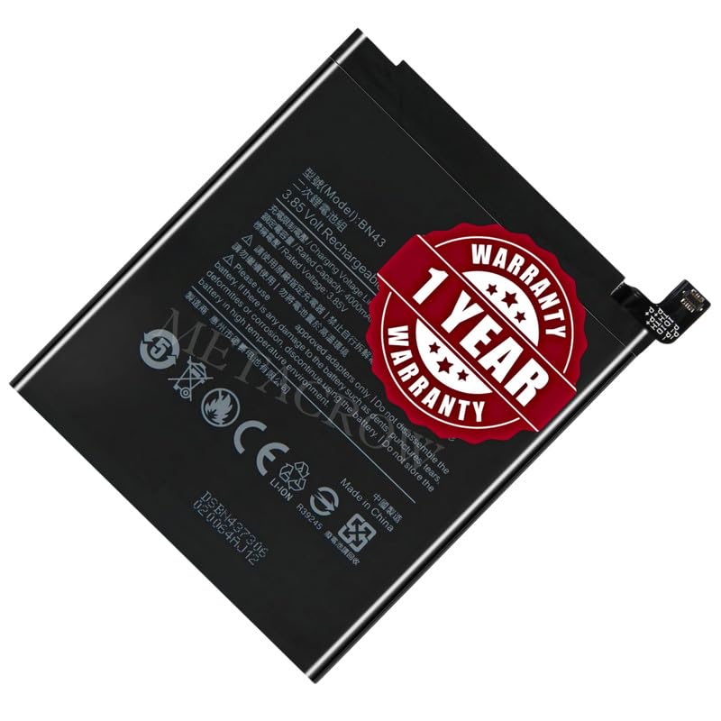 Image of Original BN43 Battery Compatible for Xiaomi Redmi Note 4 - (4100mAh) - 1 Year Warranty JK1