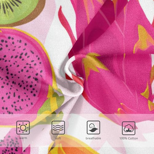 Wusikd Papaya Dragon Fruit (2) Boys' Underwear Cotton Boys Briefs Soft Toddler Underwear 2T3