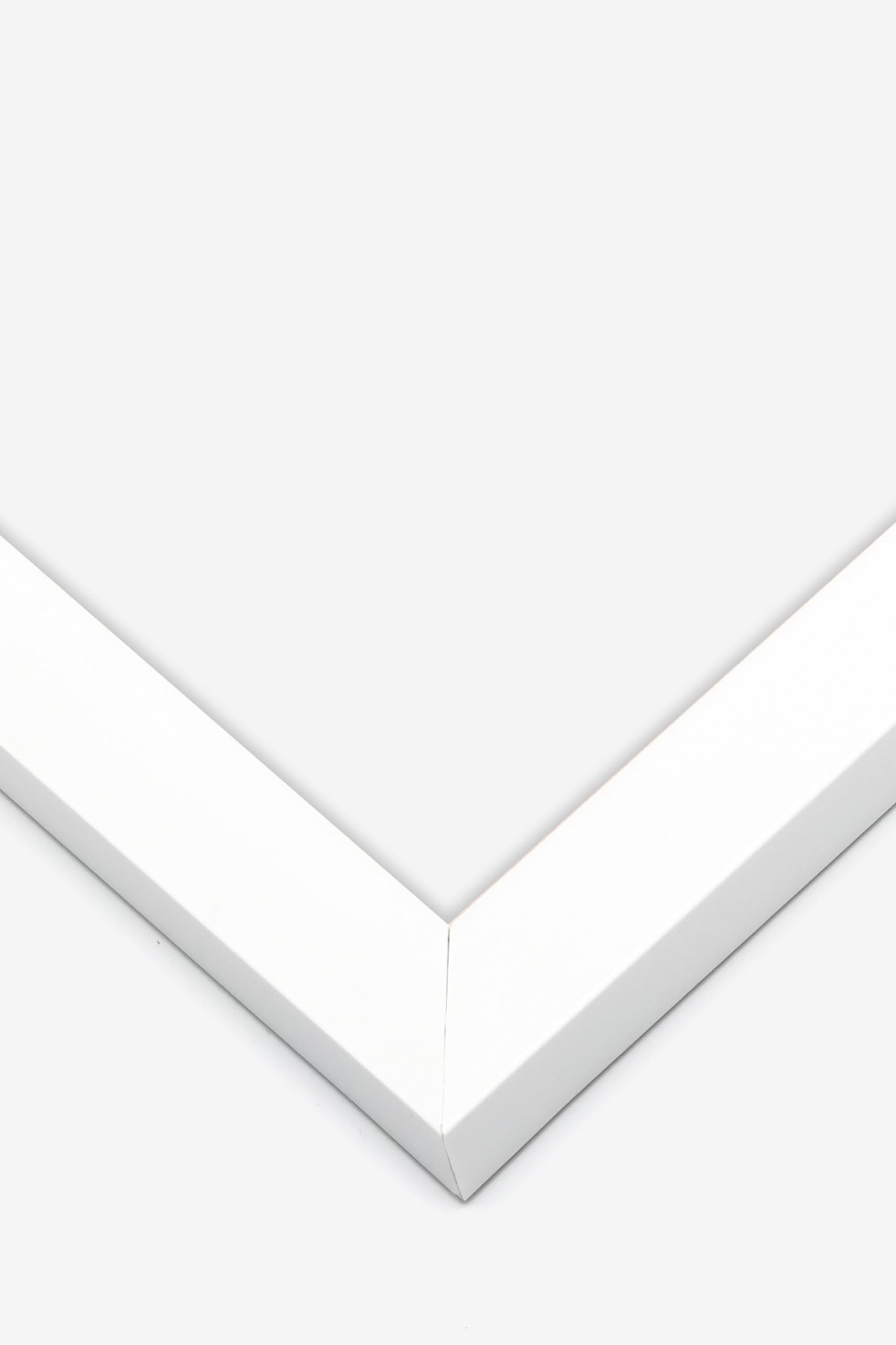 Zestia Beyaz Çerçeveli Tablo, Geometrik Soyut Desen, Salon Dekoru Poster No: 106842 21 x 30