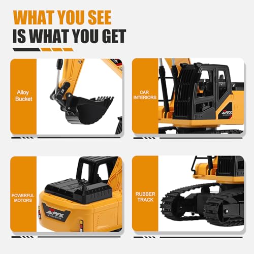Jiakora Z6809A Remote Control Excavator Toys For Boys, Rc Excavator Toy thumb #3