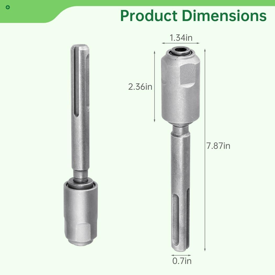 Sds Max To Sds Plus Drill Adapter, Hammer Drill Bit Converter, Fits Sds Max Shank Tools, Versatile Tool For Sds Plus Bits