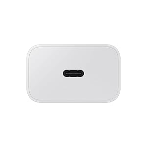 Samsung 25W Wall Charger Power Adapter, Cable Not Included, Super Fast Charging, Compact Design, Energy Efficient, Compatible with Galaxy and USB Type C Devices, White