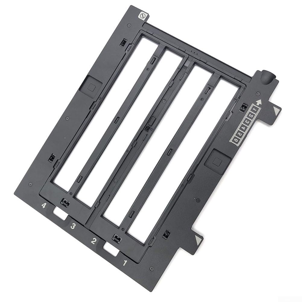 Supporto per striscia di pellicola da 35 mm per V700 PHOTO, V750 PRO, V800, V850, 4990, per GT-X900 e per scanner GT-X970 - guida per diapositive foto negative/positive in ABS (senza vetro)