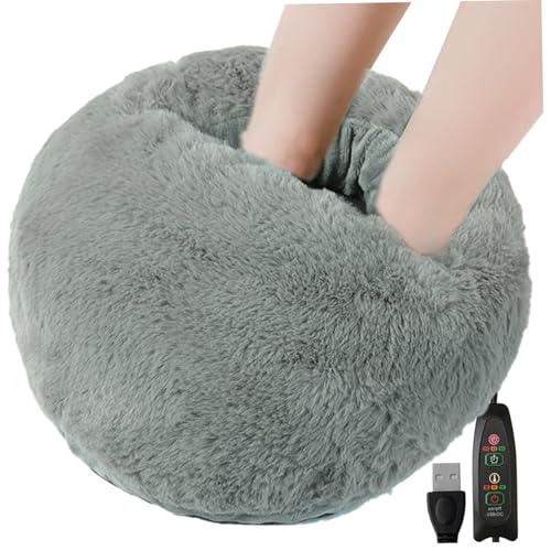 Almohadilla térmica para pies fríos con apagado automático y tela lavable