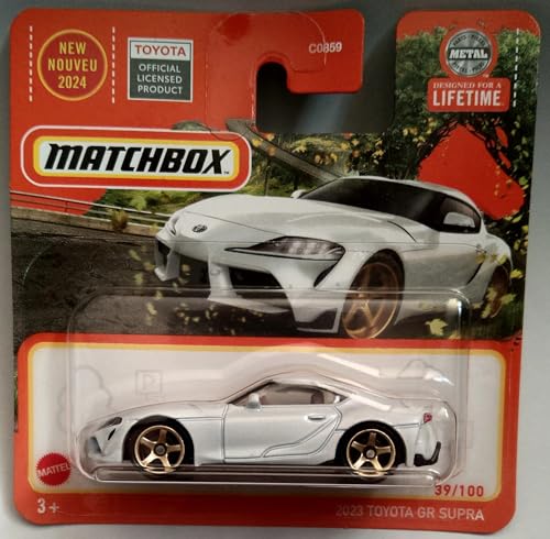Matchbox Toyota GR Supra Blanco 2024 Escala 1:64 miniatura 1